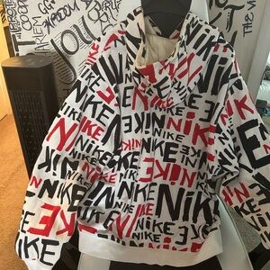 Nike Multicolor Logo Print Hoodie